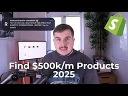 non-guru shows how to find $500/k Month Shopify products