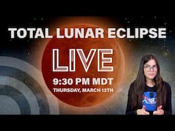 LIVE Total Lunar Eclipse Blood Moon!
