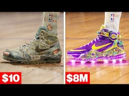 $10 VS $8,000,000 Shoes NBA Players Wore