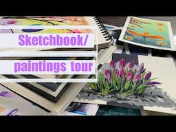 Lets take a look at some of my older drawings/paintings - Colored pencils, Watercolors, Gouache