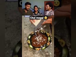 Chai Maggie 😂 🤢😭 Weird Indian Street Foods! #36