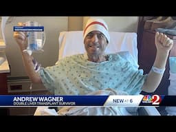 'I shouldn't be here': Father shares his story after rare second liver transplant