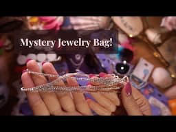 ASMR It's honestly insane how much jewelry is in this mystery bag (Claire's)