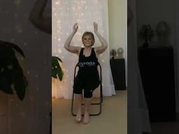 Chair Yoga Cardio to make you smile #chairyoga #chairdance #seatedexercise