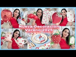 Nueva Decoración para Verano 🍒💙🍓 Compras para mi Casa