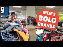 Thrifting Men's BOLO Brands to Resell for HUGE Profit at Goodwill! Best Side Hustle?