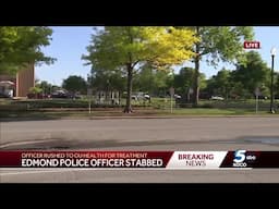 Edmond officer taken to hospital after being stabbed during traffic stop