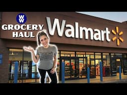 WEEKLY WALMART GROCERY HAUL FOR WEIGHT LOSS!! WEIGHT WATCHERS POINTS INCLUDED!!