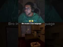 The time when rachitroo invent a new language