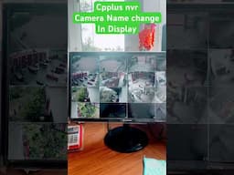 Camera name change in cpplus nvr and dvr