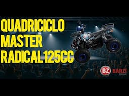 Quadriciclo Master 125cc Radical Barzi Motors LED 4 tempos freio a disco partida eletrica NF 696