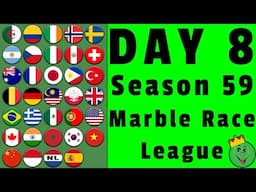 Marble Race League Season 59 Day 8 Marble Race / Marble Race King