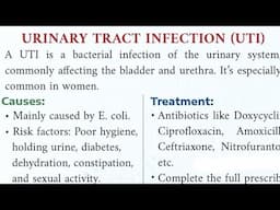 UTI- Urinary Tract Infection