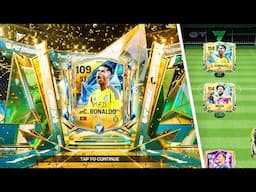 I Packed UTOTS Ronaldo & Messi!! Greatest UTOTS Pack Opening FC Mobile 25
