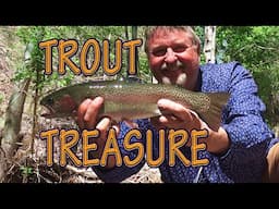 Trout Treasure👑 Found! Backpack Fishing (Camp Catch and Cook)