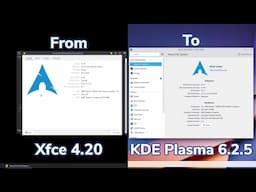 I'm Switching from Xfce to KDE on Arch Linux