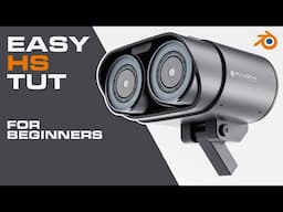 Hard Surface Modeling Made EASY – SciFi Camera Blender Beginners Tutorial