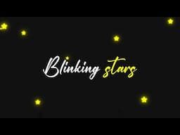 Blinking Stars Animation | CSS & Javascript