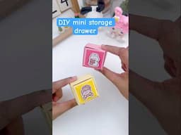 Try this Super Easy Mini Drawer  Desk Decor from Paper #diy #craft #shorts #decor  #trendingshorts