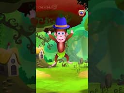 Five Little Monkeys - The Smart Monkeys #Shorts #ChuChuTV #NurseryRhymes #KidsSongs #numbers
