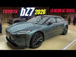 🚗 Nuevo TOYOTA bZ7 2026, el MEJOR SEDAN, Potente y lujoso.😲