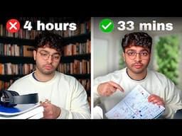 How to Study SO Fast You Do 4 hrs of Learning in 33 mins (with tested guaranteed habits)