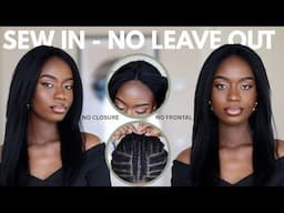 DIY FULL SEW-IN NO LEAVE OUT | NO CLOSURE |  NO FRONTAL BEGINNER FRIENDLY ft Curlsqueen