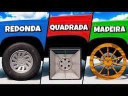 RODAS REDONDAS x QUADRADAS x MADEIRA no BeamNG.drive MP
