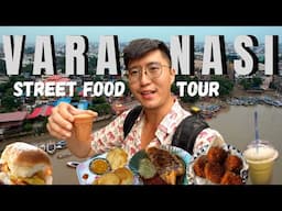 Indian Street Food Tour 🇮🇳 | Best Puri Sabji, Pav Burger & Aloo Paratha in Varanasi