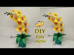 DIY How to Make an Orchid Using Foam Sheet - DIY Orchid