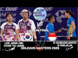Semi Final | LEE J M/CHAE Y J (KOR) vs KUSHRJANTO/WIDJAJA (INA)[XD] ORLEANS Masters 2025 Badminton