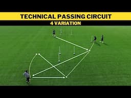 Technical Passing Drill | 4 Variations | Football/Soccer Training