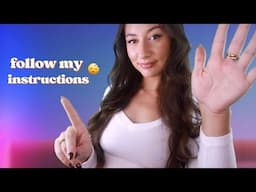 ASMR Follow My Instructions With Your Eyes CLOSED 😴 💤