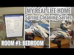 MASSIVE DECLUTTERING & DEEP CLEANING | 2025 Spring Cleaning Series | BEDROOM DEEP CLEAN & DECLUTTER