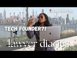 rebuilding my app from scratch, becoming a tech founder + life in NYC | LAWYER DIARIES