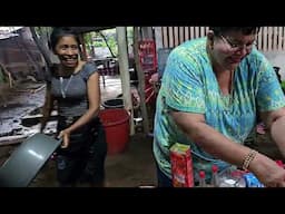 Así Conciente Doña SHERRY JONES a las Tias   preparando una Rica Receta especialmente para ellas