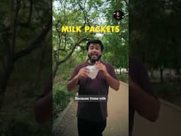 What to do with old milk packets? Give then to delhi youth network. #sustainability #anujramatri