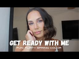 a fun, flirty spring makeup look