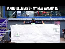 Taking Delivery of My New Yamaha R3 | Welcome Back Home!!
