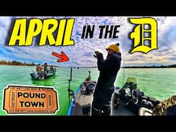 Detroit River Walleye Jigging 2025 | COLD Water HOT ACTION!!