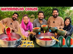 Huge Making of Watermelon 🍉 Juice | Summer Cooler Drink | 100 Glasses | BaBa Food RRC Vlogs
