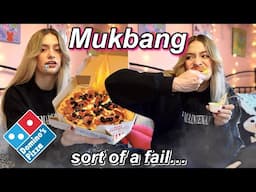 DOMINO'S MUKBANG *kinda*