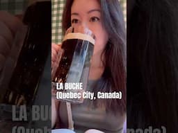 🦌 Deer Tartar ?? La Buche in Old Quebec City, Canada #shorts #oldquebec
