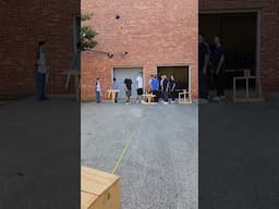 Stevenson Engineering students 2023 Catapult Design Challenge