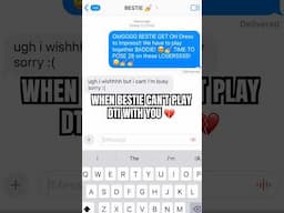 When BESTIE can’t play DRESS TO IMPRESS with me! #dresstoimpress #roblox #dtiroblox