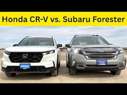 2025 Subaru Forester vs. 2025 Honda CR-V | Side-by-Side Comparison Review