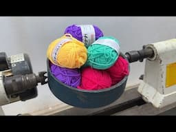 Craft Woodturning Products - Perfect Combination Of Colorful Yarns And Epoxy Resin