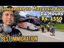Ep 206 How are the roads from Singapore to Malaysia   4K