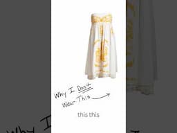 Adding straps to a strapless dress #sewing