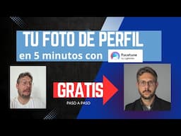 Tutorial para tu foto de perfil fácil con Facetune.